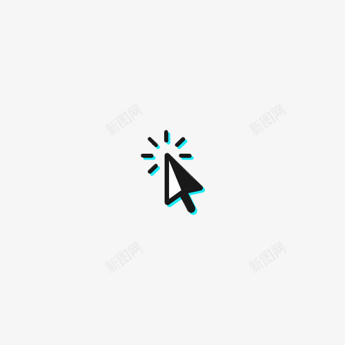 鼠标点击鼠标手手势动作图标png_新图网 https://ixintu.com 剪影图标 图标 点击 确认 鼠标手指