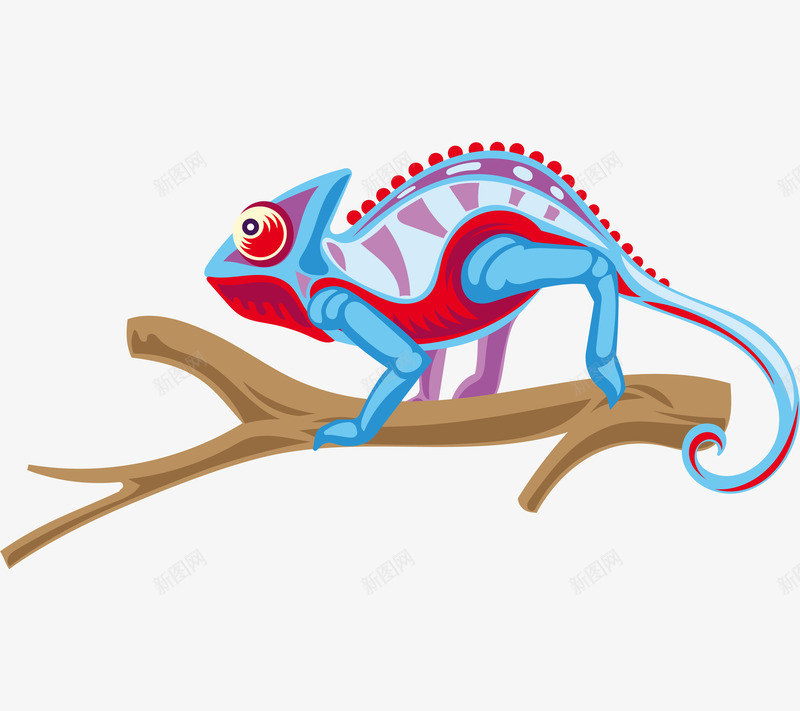 卡通可爱小动物装饰动物头像png免抠素材_新图网 https://ixintu.com 动物可爱 卡通动物 变色龙 小清新海报设计 手绘动物头像 萌萌哒的小动物 装饰卡通