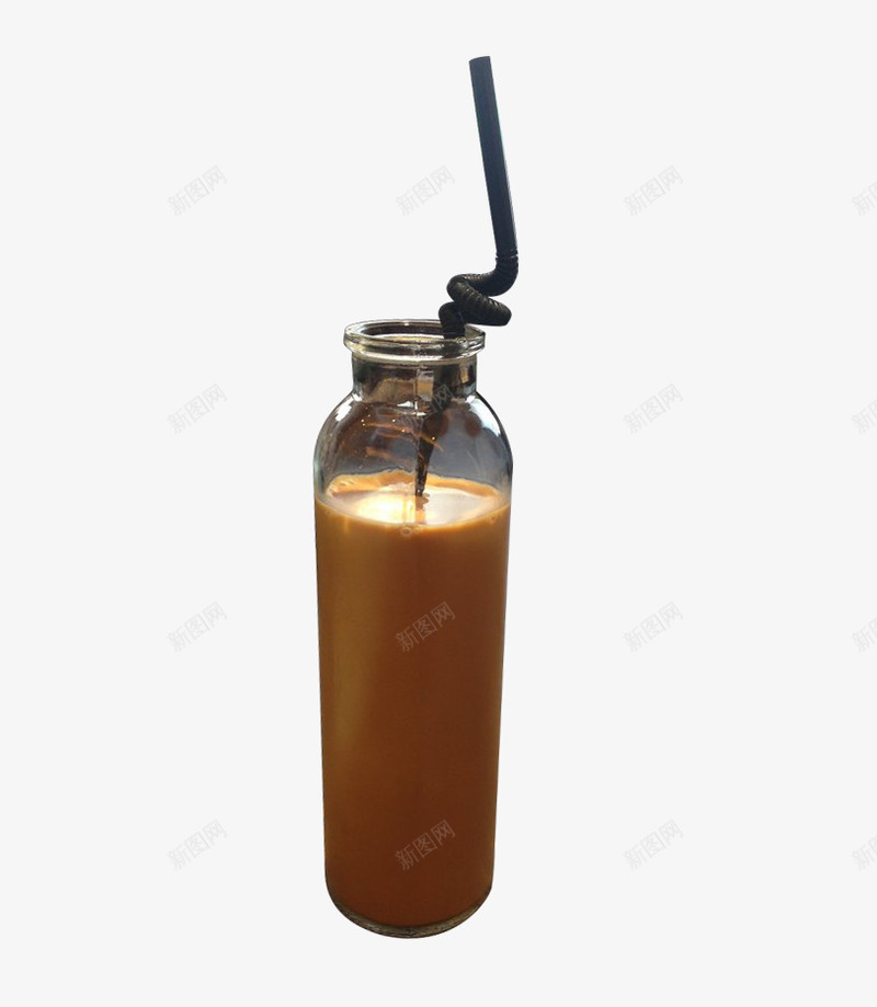 许愿瓶原味奶茶png免抠素材_新图网 https://ixintu.com 产品实物 冰奶茶 原味奶茶 奶茶 港式奶茶 许愿瓶 饮品 饮料