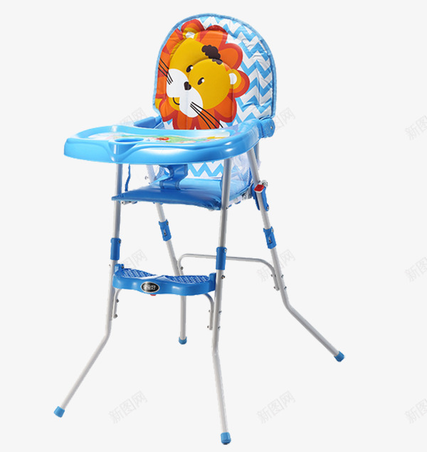 小老虎宝宝餐椅png免抠素材_新图网 https://ixintu.com 不锈钢 产品实物 卡通 蓝色
