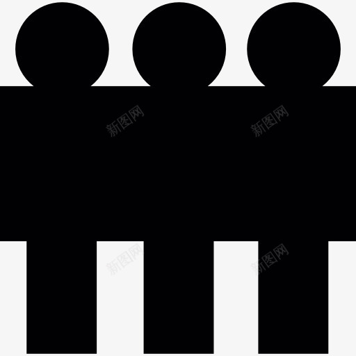 三人图标png_新图网 https://ixintu.com 人 人头像 分组 集团 集团用户