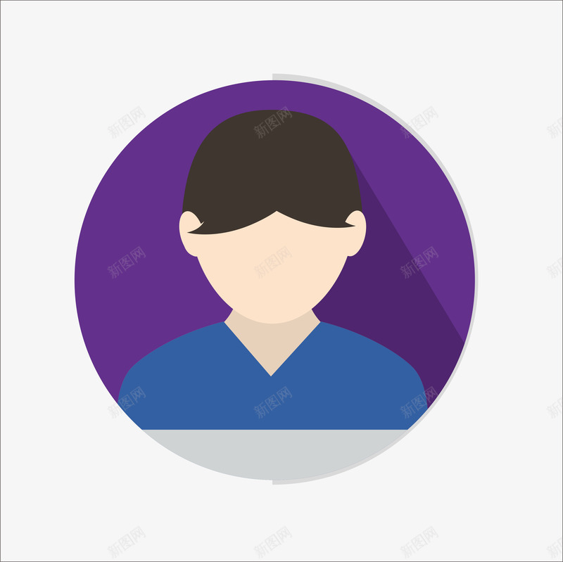 扁平化人物头像矢量图ai免抠素材_新图网 https://ixintu.com PPT PPT元素 扁平 扁平化 矢量图