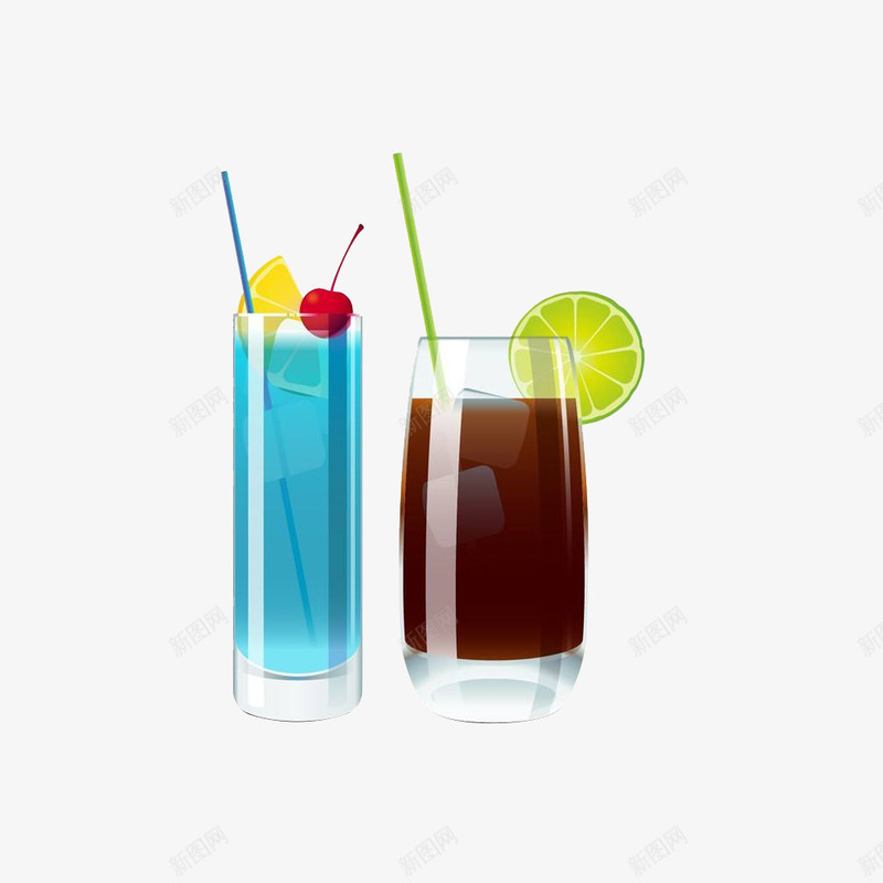 两杯果汁饮料奶茶插画png免抠素材_新图网 https://ixintu.com 两杯 卡通手绘 奶茶 奶茶插画 插画 果汁饮料