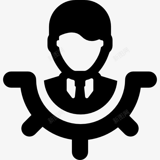 执行经理图标png_新图网 https://ixintu.com 业务 商人 头像 用户 经理 老板