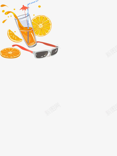 可爱卡通专辑png免抠素材_新图网 https://ixintu.com 杯子 柠檬 饮料