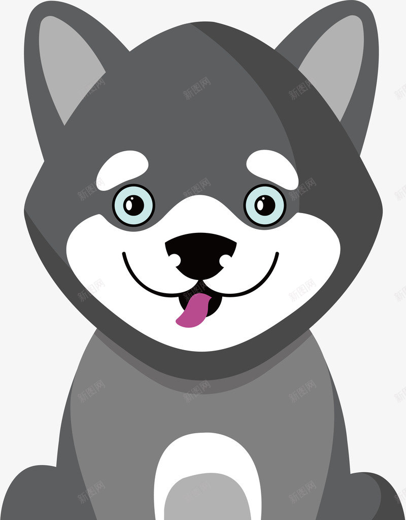 狗年狗狗矢量图ai免抠素材_新图网 https://ixintu.com 动物 动物图案 动物头像 动物插画 卡通动物 可爱卡通动物 小动物 狗年狗狗 矢量图