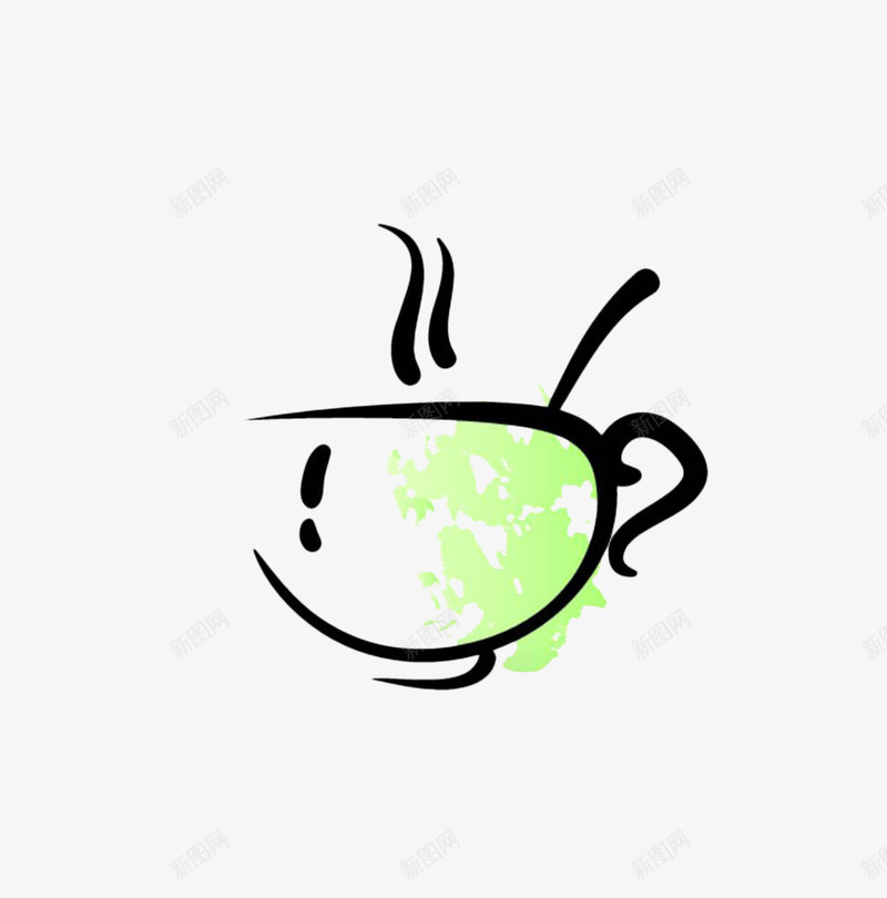 手绘热茶杯png免抠素材_新图网 https://ixintu.com 冒热气的茶 奶茶 手绘 杯子 热气 茶 茶杯 饮料