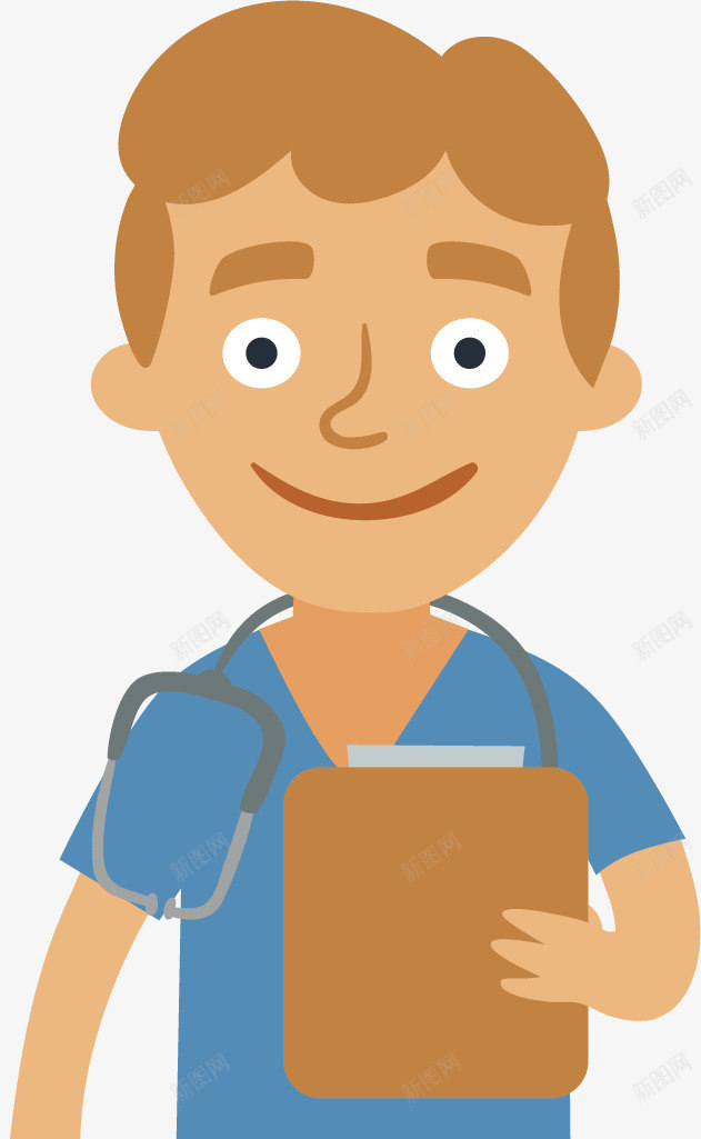 一位男医生矢量图ai免抠素材_新图网 https://ixintu.com 医务人员 医护人员 医生 医院 救援 治疗 男医生 矢量图