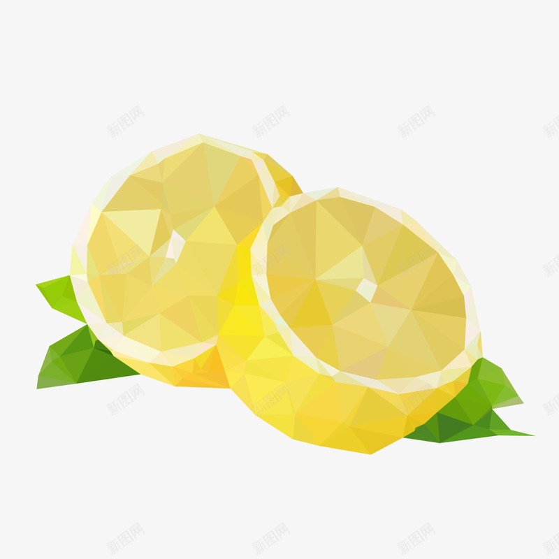 黄色圆弧柠檬食物元素矢量图ai免抠素材_新图网 https://ixintu.com 几何 创意 卡通插画 圆弧 柠檬 纹理 食物 黄色 矢量图