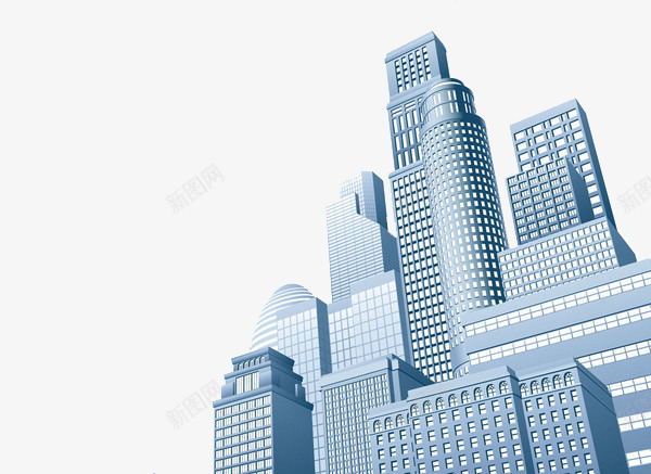 现代摩天大楼png免抠素材_新图网 https://ixintu.com 大楼 建筑 摩天 现代 高耸