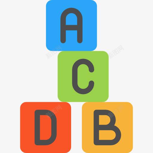立方体图标png_新图网 https://ixintu.com ABC 娱乐 字母 孩子 孩子和婴儿的立方体 教育 游戏 玩具 立方体