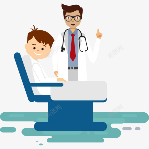 牙齿医生卡通图png免抠素材_新图网 https://ixintu.com 医院医生 牙病 牙痛 牙齿修复 牙齿细菌