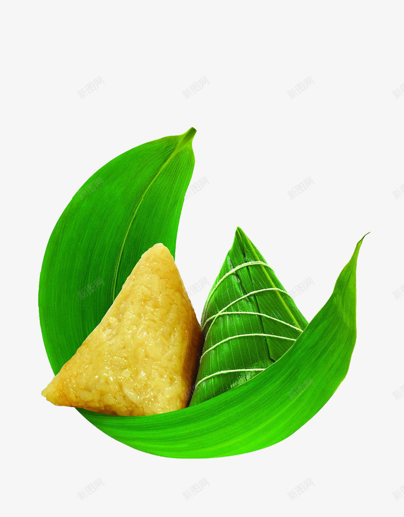 美味粽子png免抠素材_新图网 https://ixintu.com 卡通 端午节素材 粽子 食物