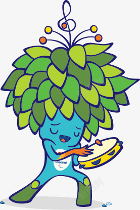 Q版绿色植物宝宝png免抠素材_新图网 https://ixintu.com 宝宝 素材 绿色植物