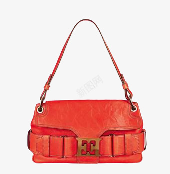 爱斯卡达橘色女包产品实物png免抠素材_新图网 https://ixintu.com 产品实物 女包 女士 宝宝 德国品牌 爱斯卡达