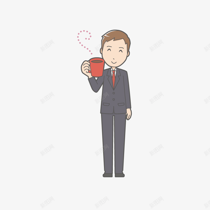 扁平化卡通职场人物喝咖啡png免抠素材_新图网 https://ixintu.com PPT 上班族 人物贴纸 会议 办公 办公人物 卡通 商务人物 喝咖啡 扁平化 现代商务 职场