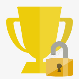 奖杯锁开放flaticons图标png_新图网 https://ixintu.com lock open trophy 奖杯 开放 英文开业 锁
