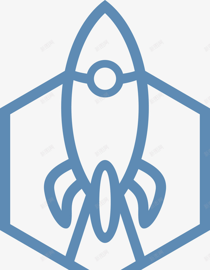 火箭logo图标png_新图网 https://ixintu.com logo素材 火箭 矢量素材 线性素材