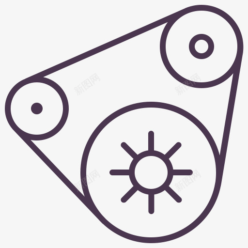 汽车用品带凸轮轴齿轮齿轮部分定图标png_新图网 https://ixintu.com Automobile belt camshaft cogwheel gear parts timing 凸轮轴 定时 带 汽车用品 部分 齿轮