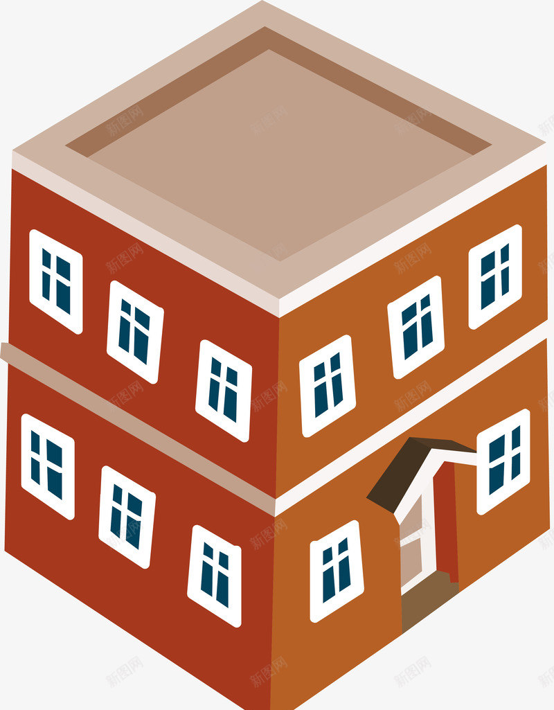 卡通小楼房建筑png免抠素材_新图网 https://ixintu.com nbsp 企业楼 卡通楼房 大厦 建筑 房 房子 房屋 房屋建筑 矢量房子 矢量房屋 高楼