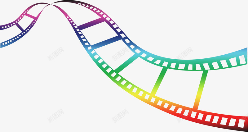 彩色照片边png免抠素材_新图网 https://ixintu.com 彩边 照片边 素材 设计