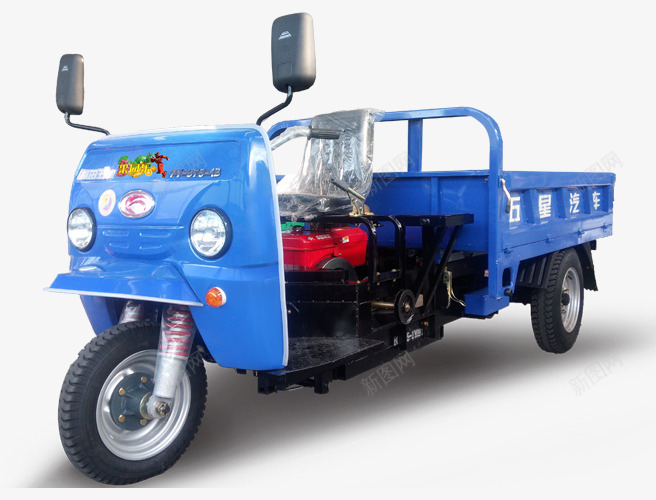 实物蓝色电动三轮车png免抠素材_新图网 https://ixintu.com 三轮电动车 三轮车 交通工具 产品实物 电动车 节能环保 车辆 载人工具