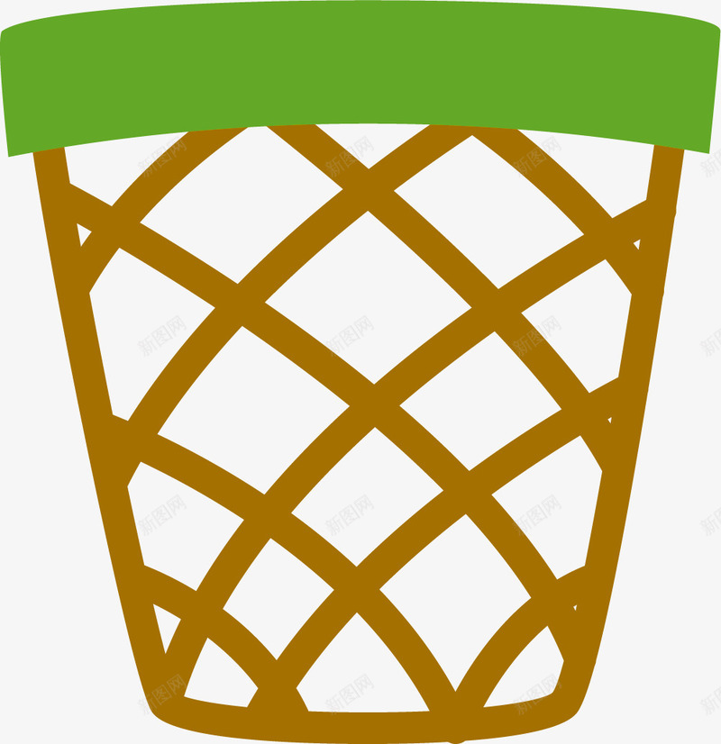 网兜垃圾箱png免抠素材_新图网 https://ixintu.com 不要乱丢垃圾 丢垃圾 垃圾入篓 垃圾箱 扔垃圾 环保 网兜