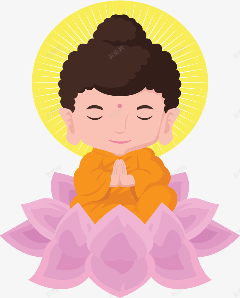 粉色莲花祭祀佛像矢量图ai免抠素材_新图网 https://ixintu.com 佛像 矢量png 祭祀 祭祀佛像 祭祖 粉色莲花 矢量图