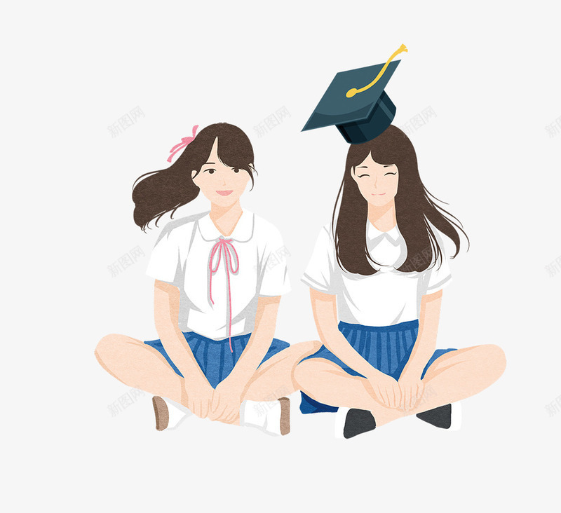 毕业季毕业旅行旅游女孩psd免抠素材_新图网 https://ixintu.com 再见学校 我们毕业了 毕业季 青春不散场 青春毕业季