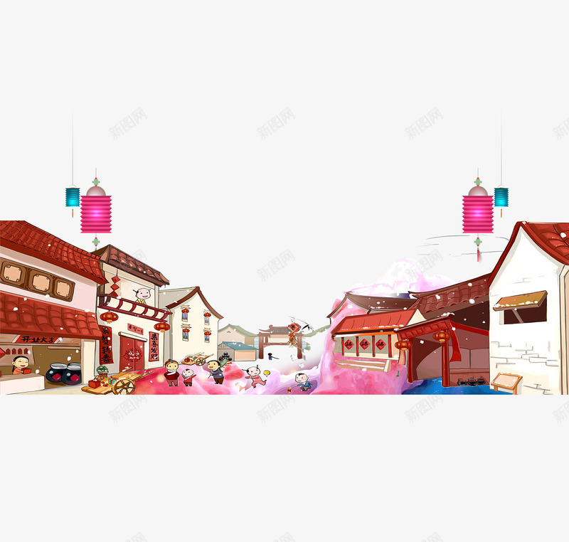 卡通房子灯笼孩子儿童psd免抠素材_新图网 https://ixintu.com 儿童 儿童卡通 儿童图片 儿童素材 卡通 卡通儿童 卡通图片 卡通孩子 卡通房子 卡通素材 商店 喜庆 孩子 房子 房子卡通 房子素材 灯笼 灯笼图片 灯笼素材 过节