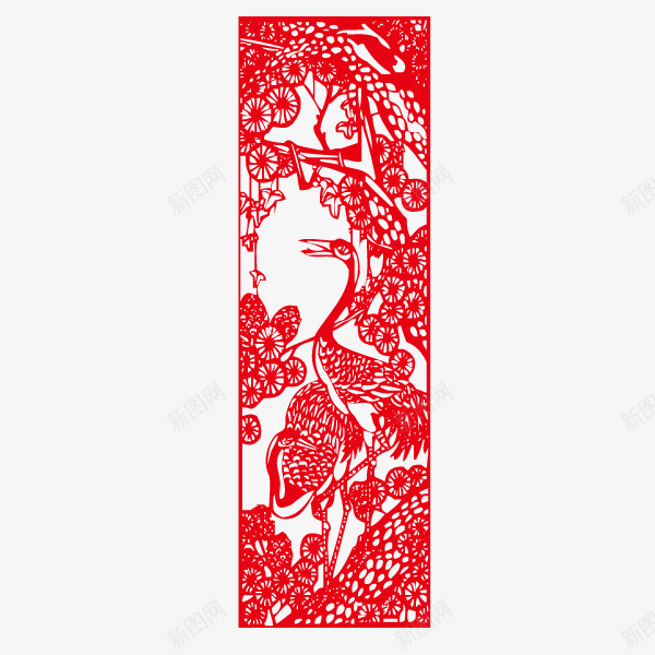 中国风年画剪纸png免抠素材_新图网 https://ixintu.com 中国风 剪纸 年画