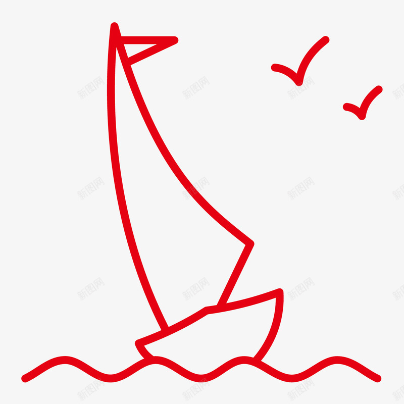 杨帆起航我们一起同舟共济png免抠素材_新图网 https://ixintu.com app 同舟共济 扬帆起航 撑船 网页 船