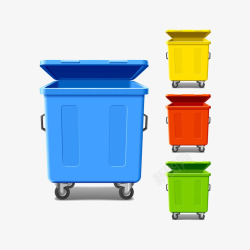 垃圾桶分类垃圾环保素材