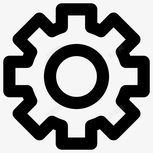 齿轮图标png_新图网 https://ixintu.com 工具 工具和器具 配置选项 齿轮