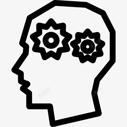 NLP神经语言学programation图标png_新图网 https://ixintu.com NLP programation 医疗 商业 头 神经语言学 神经语言学概念 齿轮