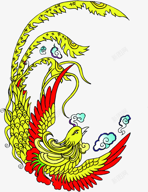 龙凤呈祥庆党的生日png免抠素材_新图网 https://ixintu.com 生日 龙凤呈祥