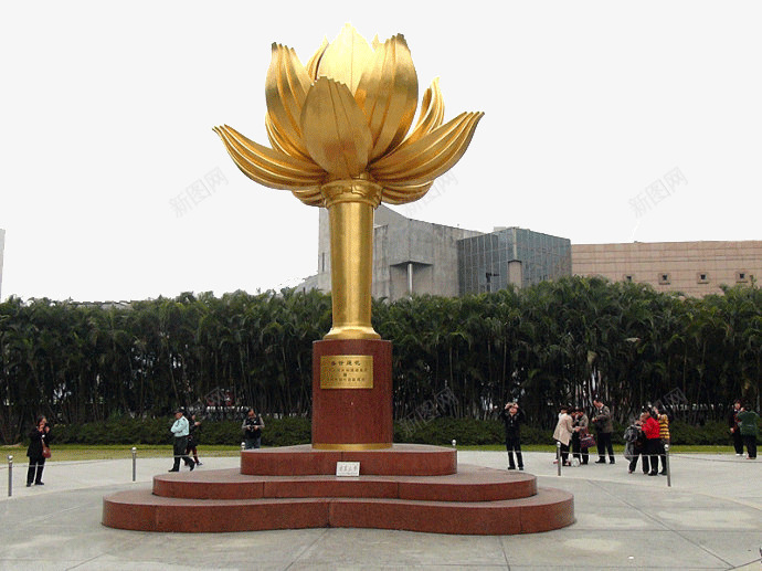 澳门金莲花广场png免抠素材_新图网 https://ixintu.com 中华人民共和国香港特别行政区 中国澳门 旅游景区 澳门旅 澳门金莲花广场 著名景点