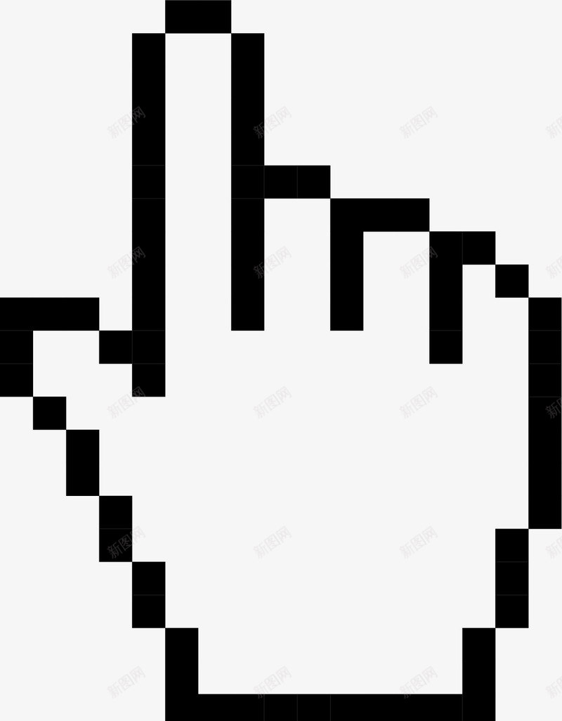原始的鼠标点击指针图标png_新图网 https://ixintu.com 原始的指针 指针 点击 电脑鼠标指针 鼠标指针 鼠标点击指针 鼠标符号