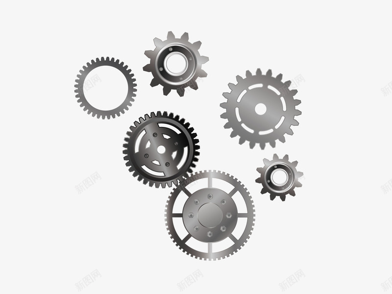 手绘齿轮png免抠素材_新图网 https://ixintu.com 圆形齿轮 手绘 样式不同的齿轮 矢量齿轮 齿轮