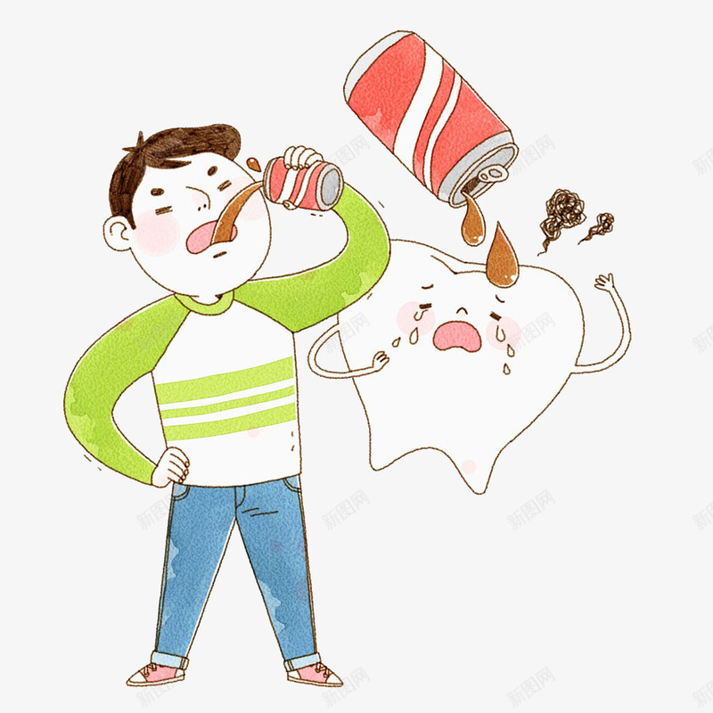 孩子喝可乐png免抠素材_新图网 https://ixintu.com 瀛瓙 鍗 鍠濆彲涔 鐗欓娇