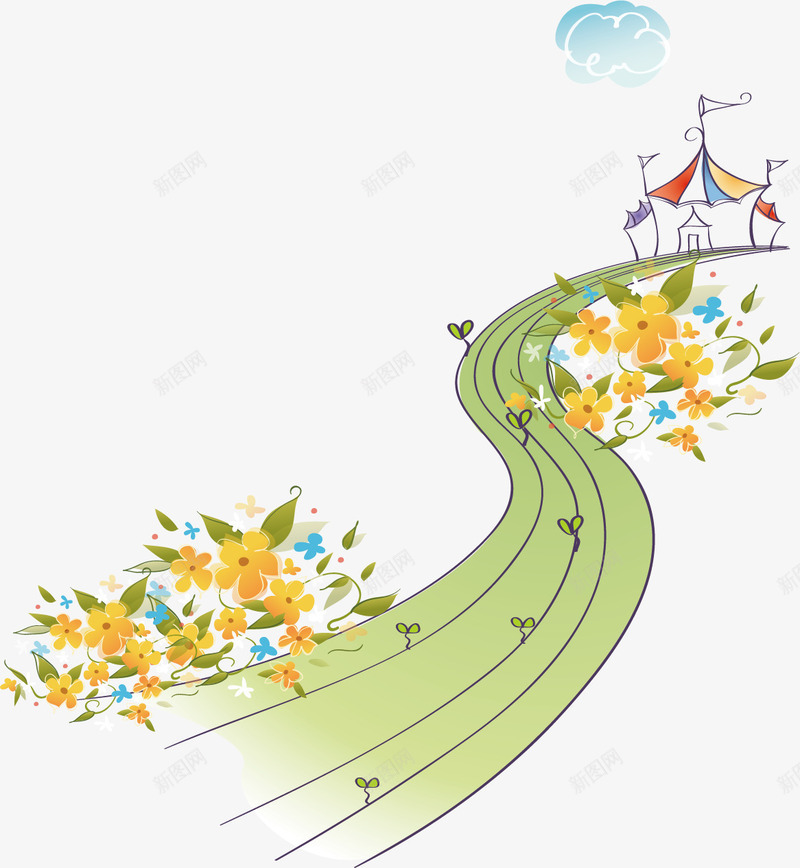 环保小道干净海报背景png免抠素材_新图网 https://ixintu.com 小道 干净背景 海报素材 环保海报 环保矢量 背景素材
