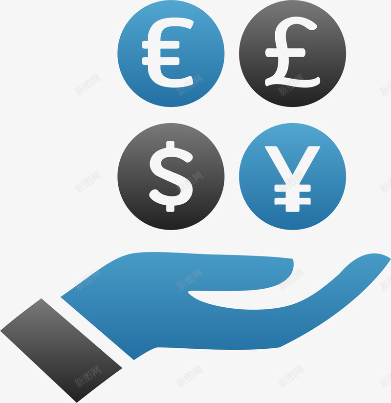 符号金融商务图标矢量图ai_新图网 https://ixintu.com 图标线性 彩色图标 手掌 符号 金融 金融商务图标 金融图标 金融图标设计 金融小图标 矢量图