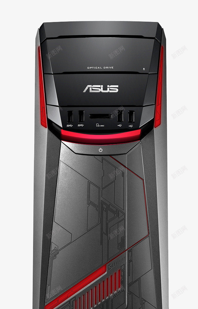 ASUS电脑主机箱png免抠素材_新图网 https://ixintu.com 产品实物 性价比高主机 高配置