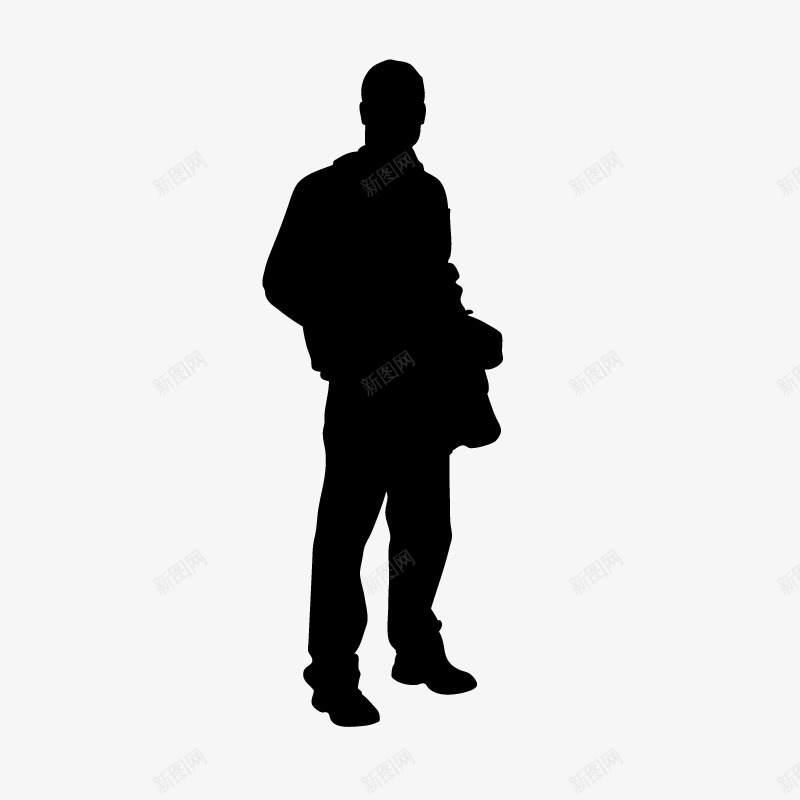 卡通装饰人物剪影企业文化装饰png免抠素材_新图网 https://ixintu.com PPT制作模板 人物剪影 人物拍照姿势 企业海报设计 剪影 拍照小人 职业人物剪影