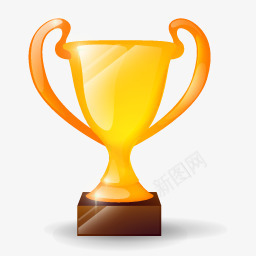 金色的奖杯图标png_新图网 https://ixintu.com 奖杯 金杯