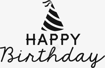 生日快乐艺术字png免抠素材_新图网 https://ixintu.com 平面设计 生日 生日快乐 生日蛋糕 艺术字