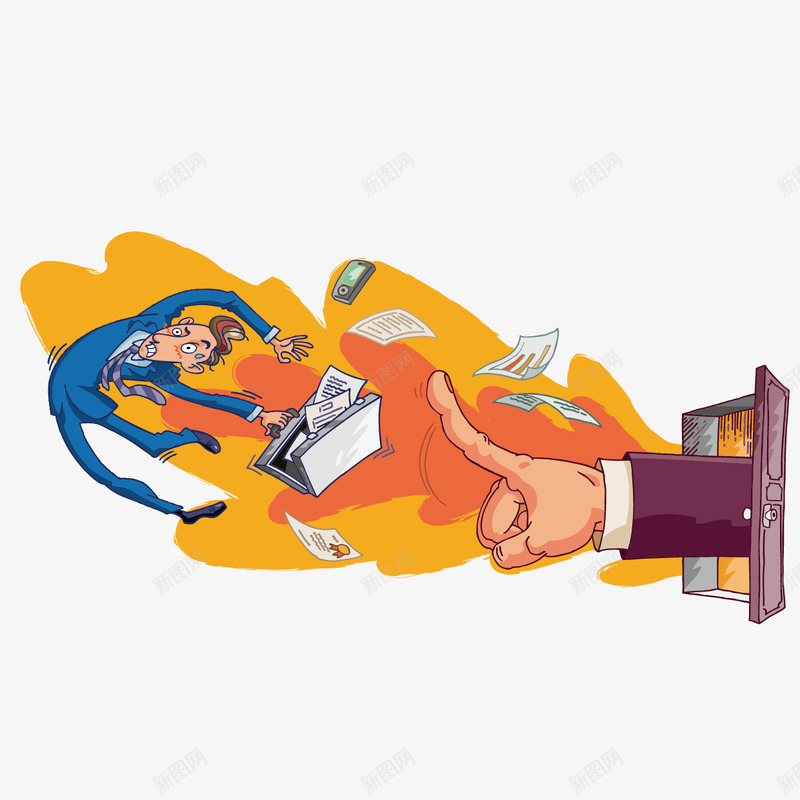手指大威力矢量图ai免抠素材_新图网 https://ixintu.com ai 卡通男子 威力 拳手指 背景图 矢量图