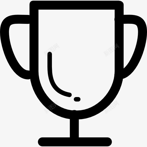 奖杯外形图标png_新图网 https://ixintu.com 勾勒出轮廓 奖杯 杯 运动
