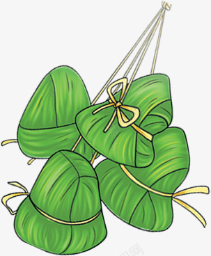 绿色艺术粽子节日礼物png免抠素材_新图网 https://ixintu.com 礼物 粽子 绿色 艺术 节日