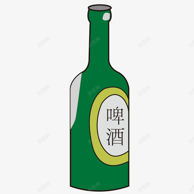 啤酒瓶回收png免抠素材_新图网 https://ixintu.com 保护 回收 废品 废品回收 快乐 爱戴 爱护 环保 环境 环抱